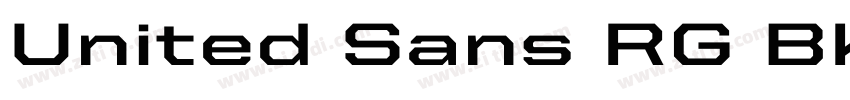 United Sans RG BK字体转换